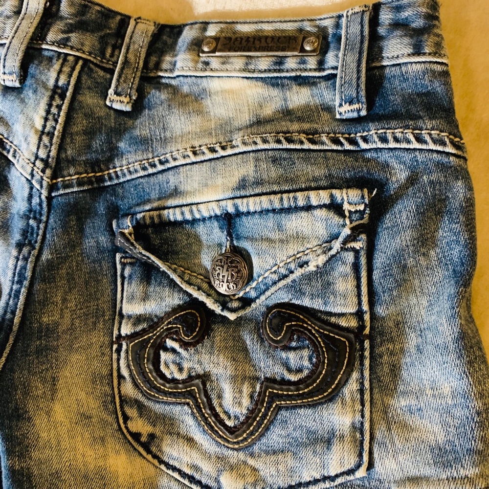 π SEXY FANCY REROCK BOOTY SHORTS ACID WASH β 2 - Picture 11 of 12
